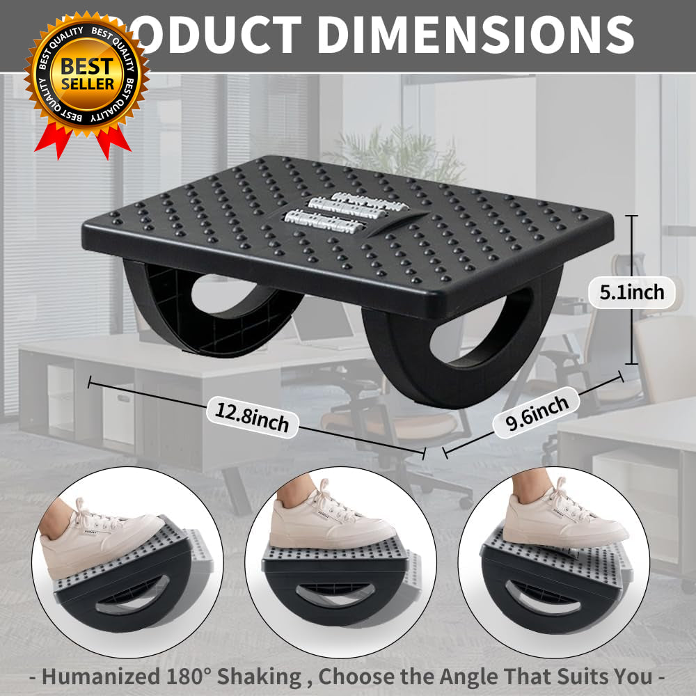 Foot Rest for under Desk at Work Ergonomic Foot Stools for under Office Desk