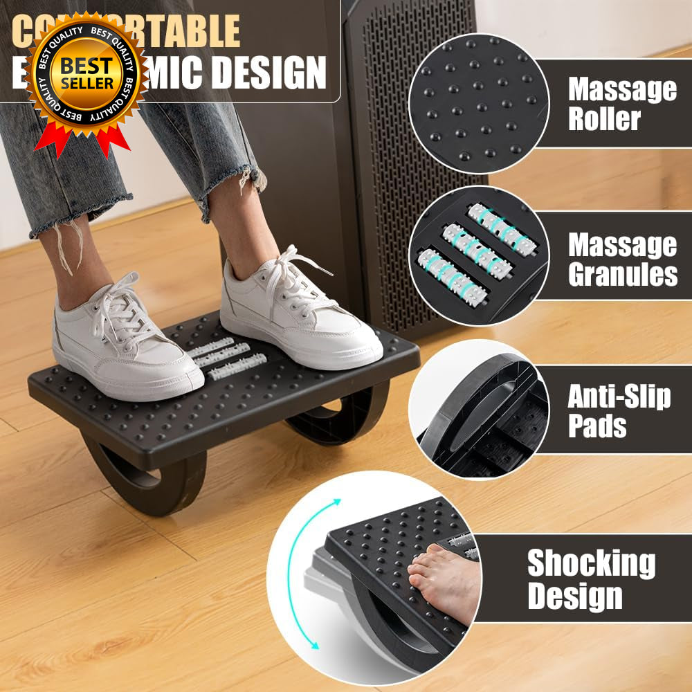 Foot Rest for under Desk at Work Ergonomic Foot Stools for under Office Desk