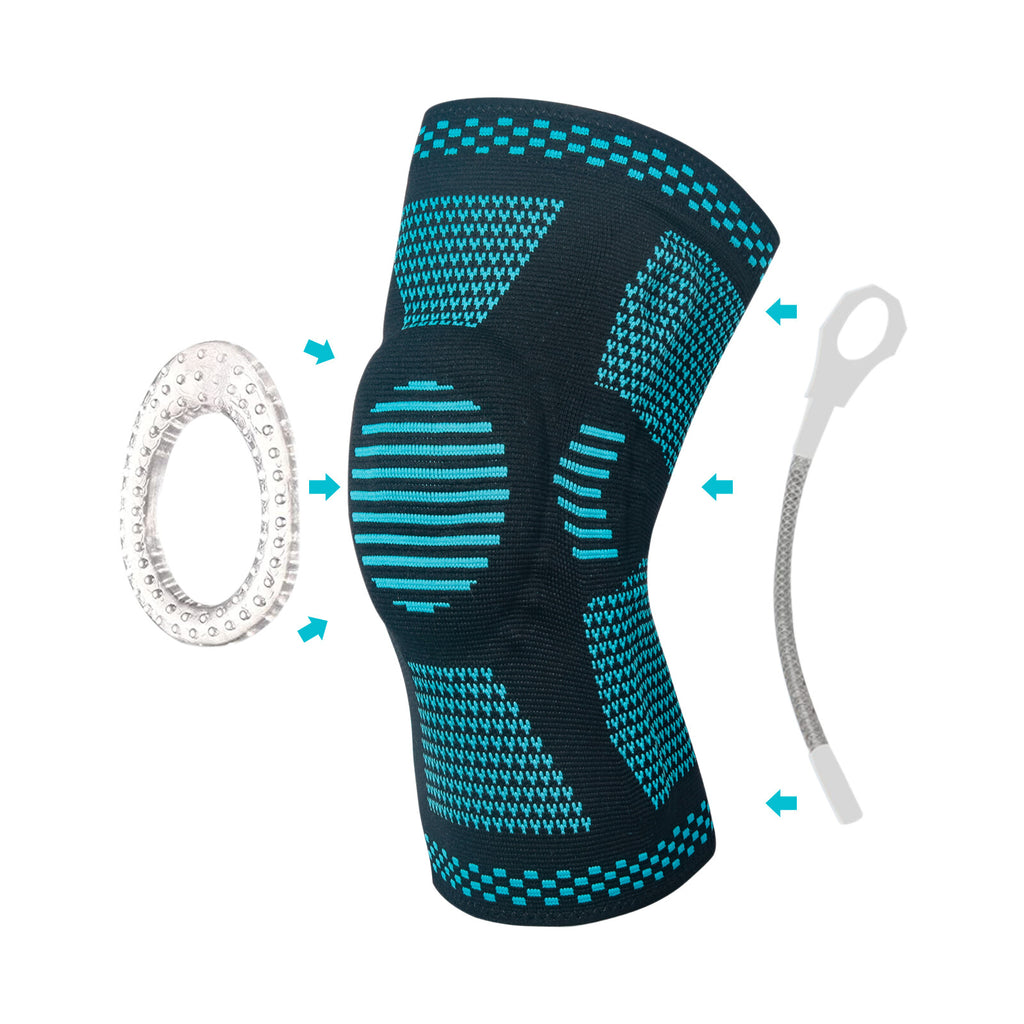 Leg Compression Sleeve Knee Brace Support Protector Arthritis Joint Pain Relief