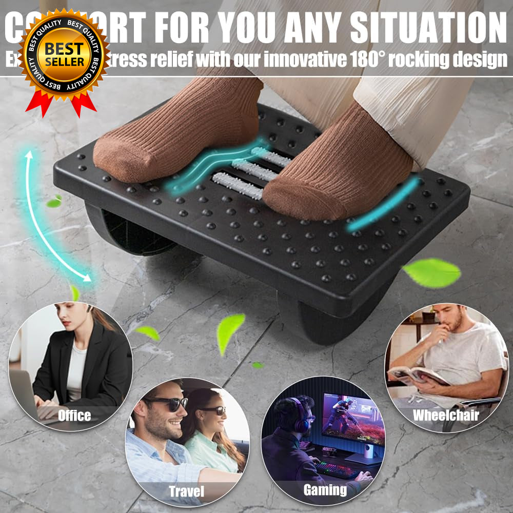 Foot Rest for under Desk at Work Ergonomic Foot Stools for under Office Desk