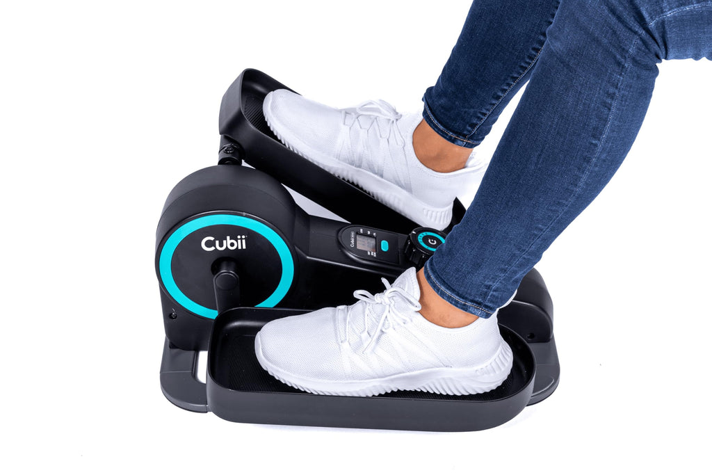 Move - under Desk Elliptical Bike Pedal Exerciser Portable Seated Elliptical Machine W/ Adjustable Workout Levels