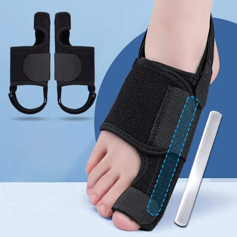 1PC Flexible Splint Separator Hallux Valgus Bunion Corrector Orthotics Feet Bone Thumb Adjuster Correction Pedicure Straightener