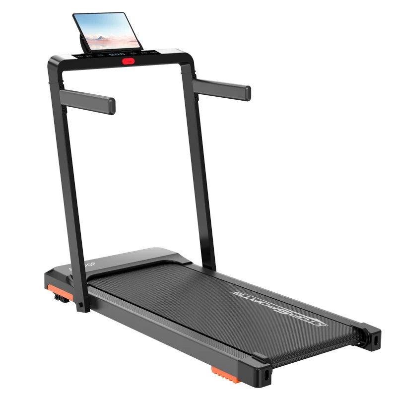Home Use Foldable Under Desk Treadmill Machine Incline Walking Pad With Electric Motor LED Display LED Screen