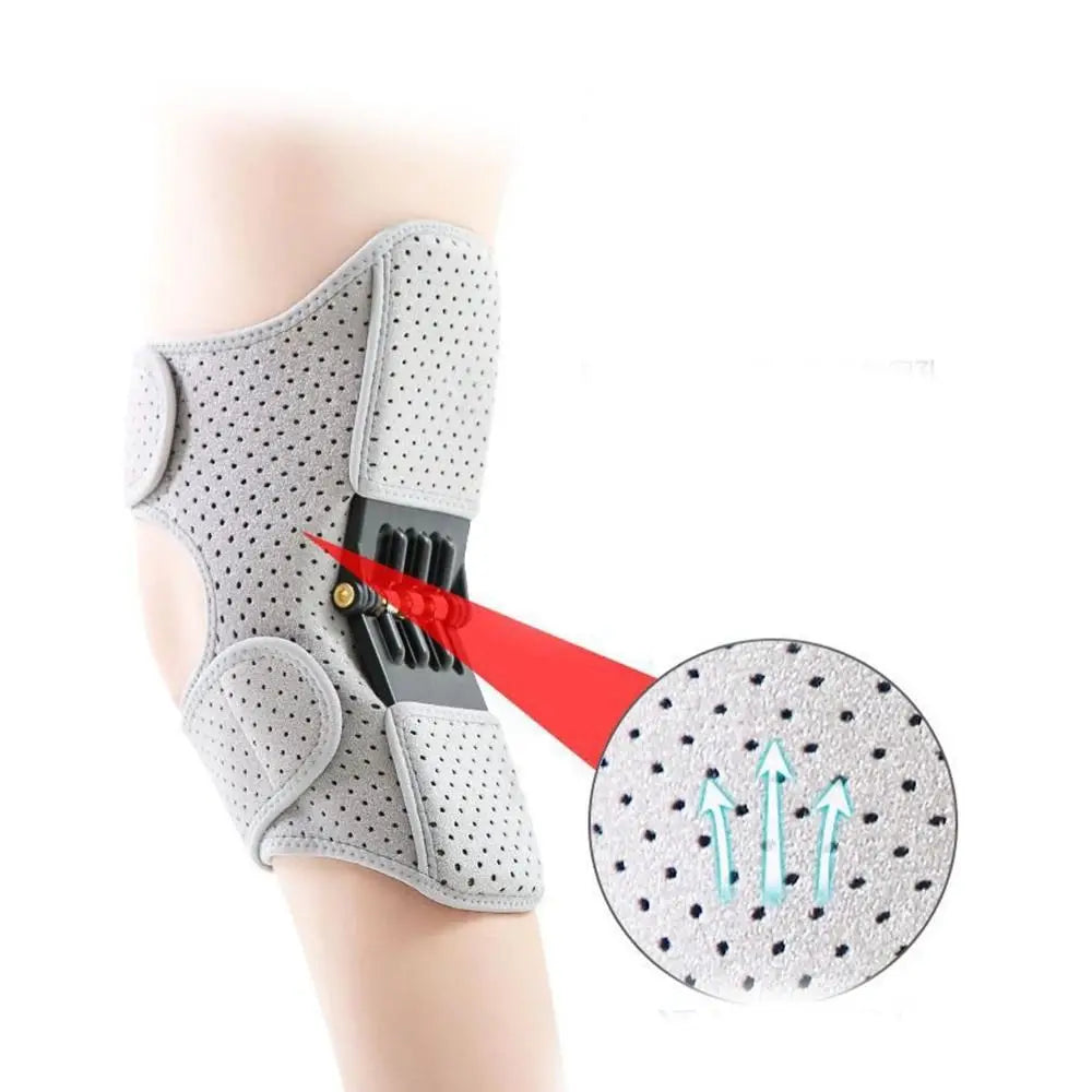 New with Powerful Rebound Springs Knee Assistive Device Non-Slip Breathable Knee Booster Adjustable Spring Stabilizer