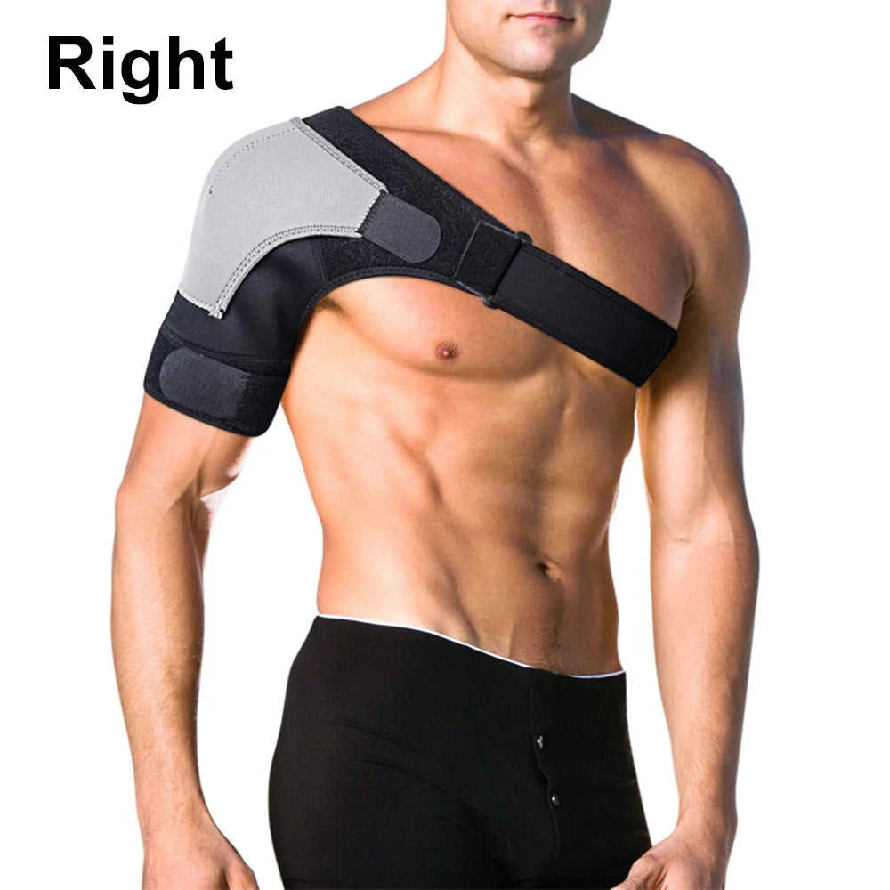 Shoulder Ice Pack Brace Cool Hot Therapy Shoulder Compression Support for Tendonitis, Dislocated Joint, Rotator Cuff Pain Relief