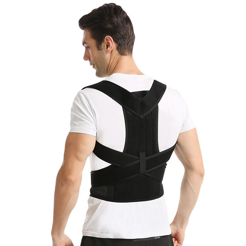 New Design Humpback Girdle Keel Upper Back Strap Brace Shoulder Posture Corrector Scoliosis Spine Support Lumbar Orthopedic Belt XXL