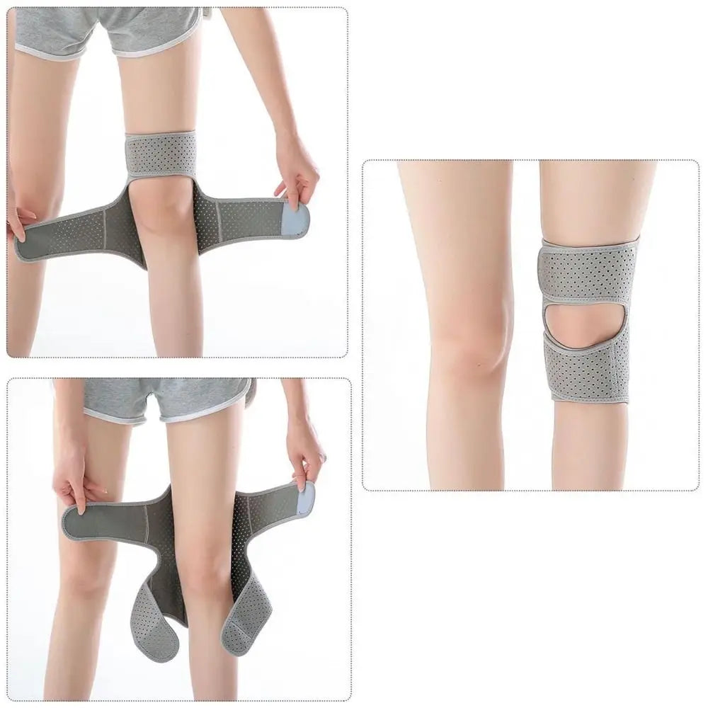 New with Powerful Rebound Springs Knee Assistive Device Non-Slip Breathable Knee Booster Adjustable Spring Stabilizer
