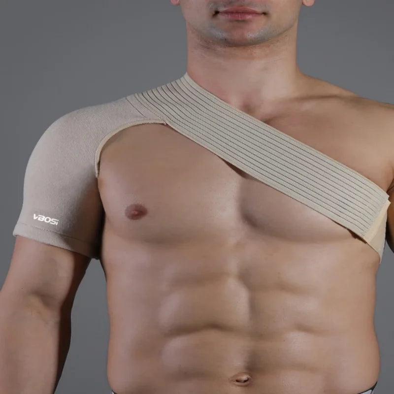 Adjustable Durable Neoprene Shoulder Support Brace Breathable Nude Back Bandage for Men And Women Pain Relief Shoulder Strap