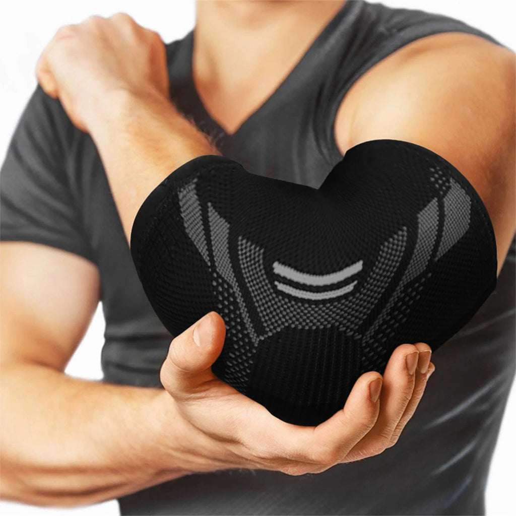 1pc Nylon Elbow Compression Sleeve, Elastic Tennis Elbow Braces For Tendonitis, Arm Supports Golfer Elbow Support