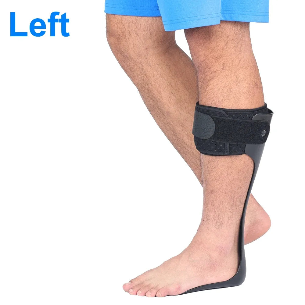AFO Drop Foot Brace Orthosis, Medical Ankle Foot Support Stabilizer, Lightweight Foot Drop Corrector Brace for Men and Women