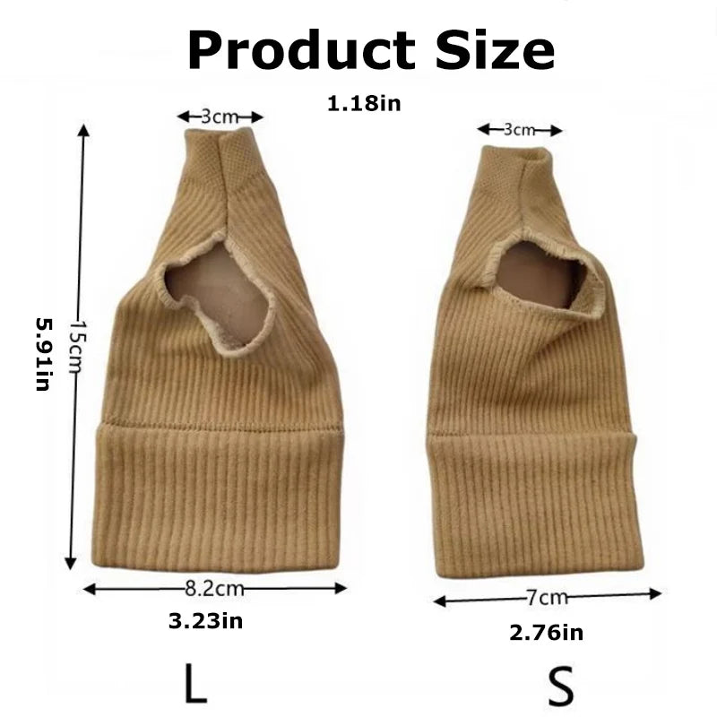 Elastic Thumb Support Brace SEBS Wrist Sleeve Breathable Knitted Protector for Tenosynovitis Hand Daily Work Sports Wear