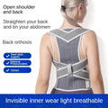 New Design Humpback Girdle Keel Upper Back Strap Brace Shoulder Posture Corrector Scoliosis Spine Support Lumbar Orthopedic Belt XXL