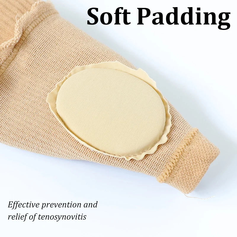Elastic Thumb Support Brace SEBS Wrist Sleeve Breathable Knitted Protector for Tenosynovitis Hand Daily Work Sports Wear
