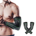 2Pcs Compression Sleeve for Tendonitis -Sports Arm Protection - Elbow Support for Men/Women for Tennis Elbow, Bodybuilding