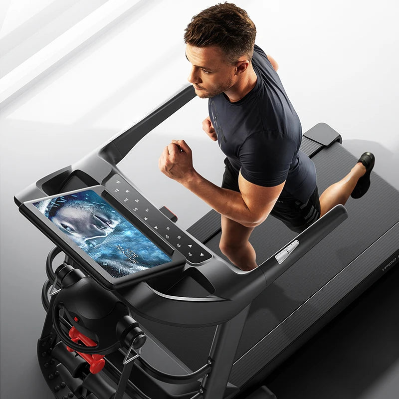 Electric Folding Treadmill Sport Gym Equipment Luxury Training Body Strong Commercial Treadmill Smart Incline Vacuum Treadmill