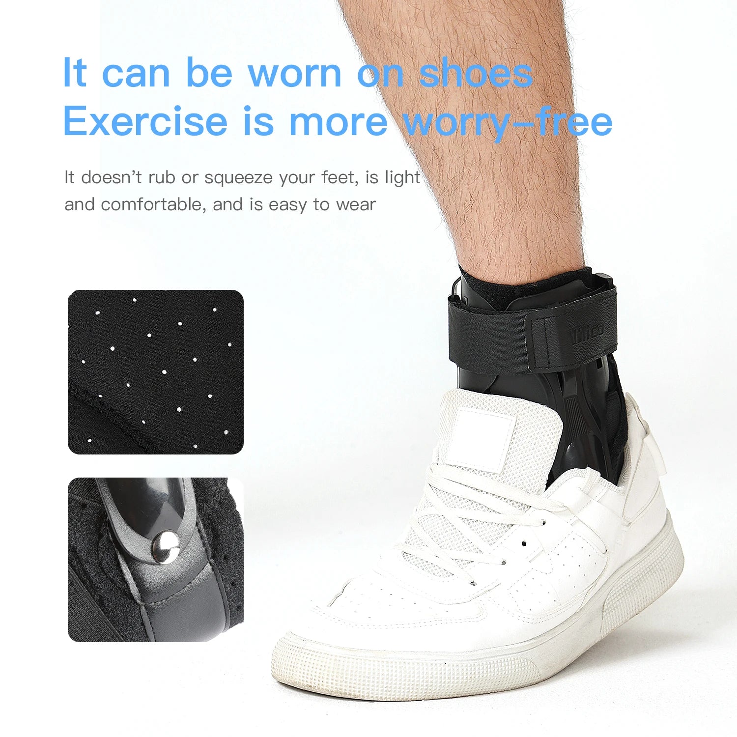 Sports Ankle Brace Compression Sleeve for Ankle Sprains, Ankle Support Plantar Fasciitis Socks for Basketball