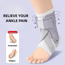 2PCS Ankle Brace for Sprained Ankle Support with Side Stabilizers for Men Women Ankle Splint Stabilizer Recovery Tendonitis