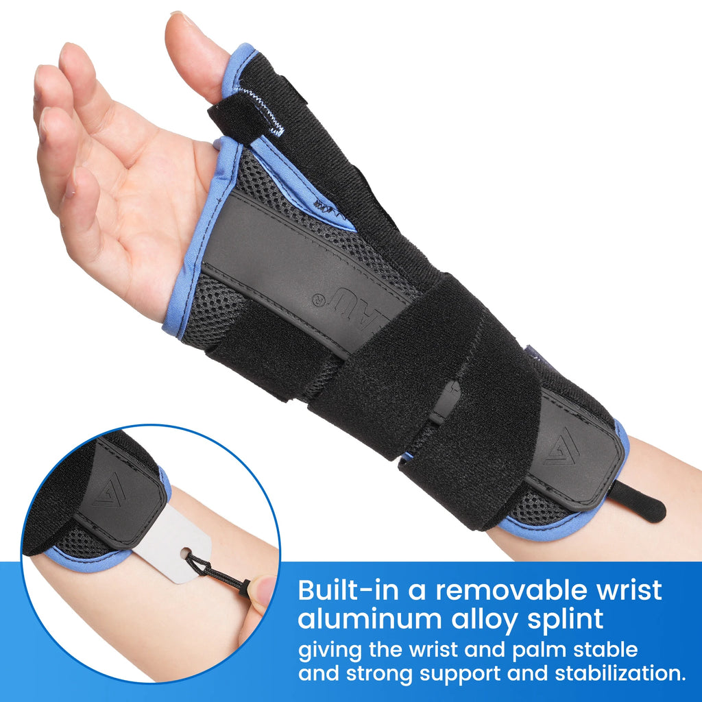 VELPEAU Wrist Brace with Thumb Support for De Quervain's Tenosynovitis, Sprain and Arthritis Pain, Wrist Splint for Men Women