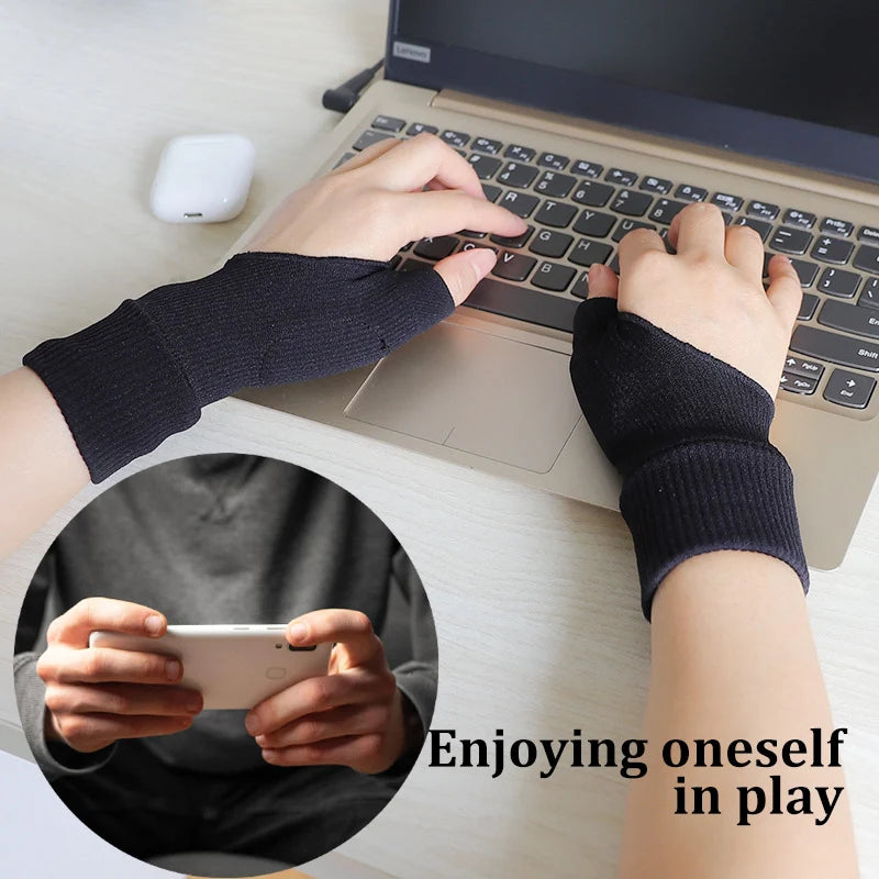 Elastic Thumb Support Brace SEBS Wrist Sleeve Breathable Knitted Protector for Tenosynovitis Hand Daily Work Sports Wear