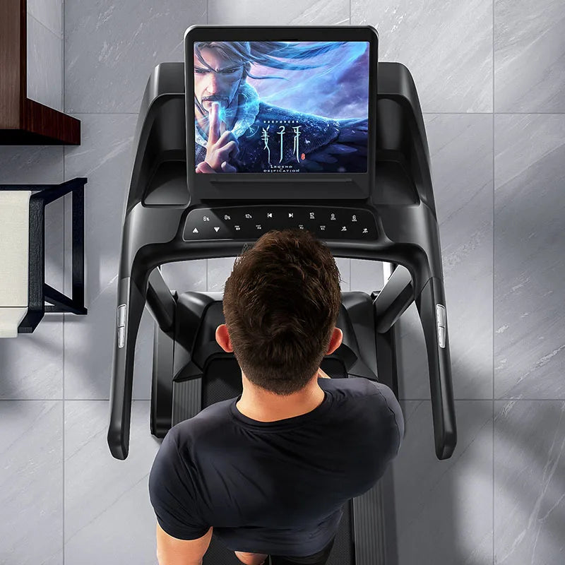 Electric Folding Treadmill Sport Gym Equipment Luxury Training Body Strong Commercial Treadmill Smart Incline Vacuum Treadmill