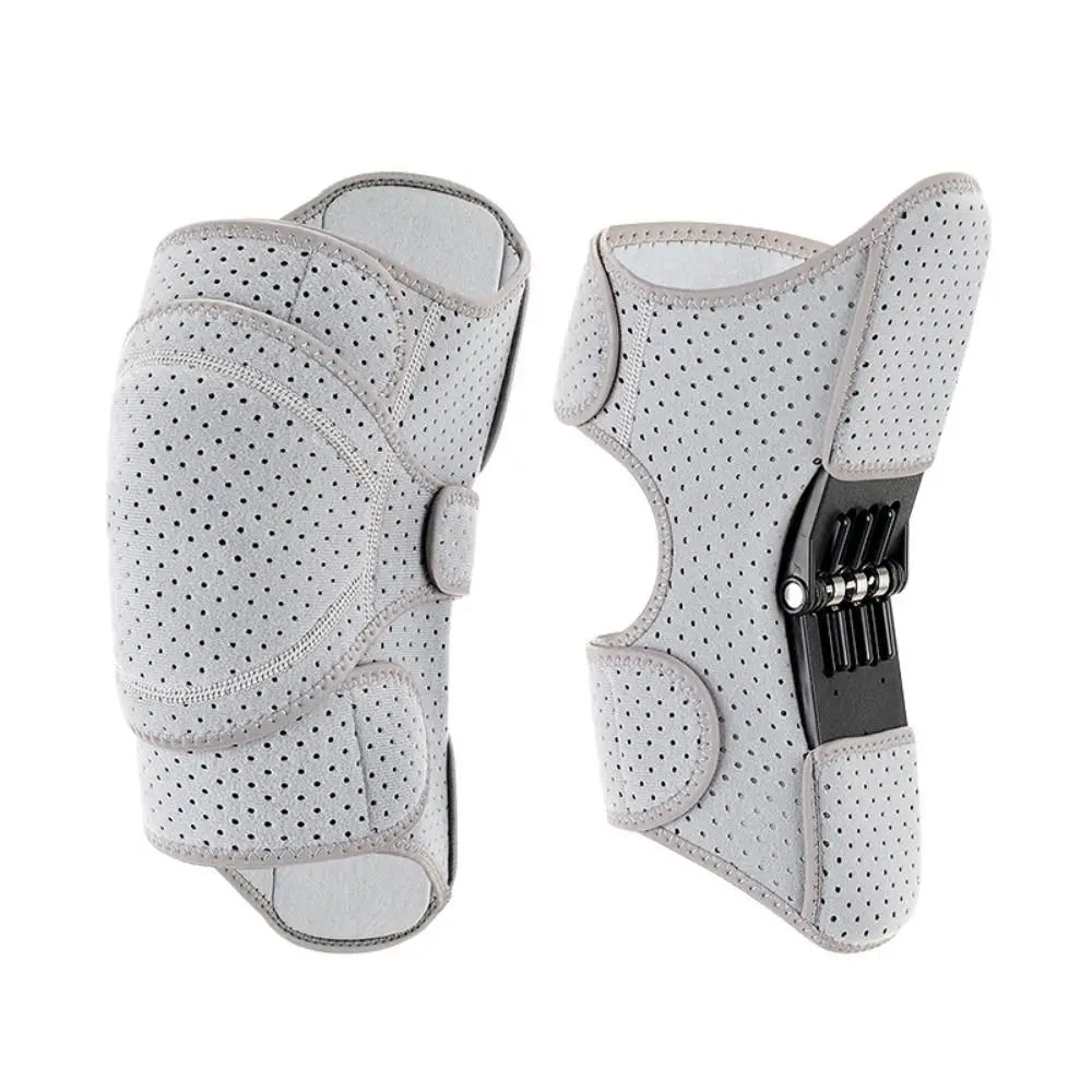 New with Powerful Rebound Springs Knee Assistive Device Non-Slip Breathable Knee Booster Adjustable Spring Stabilizer