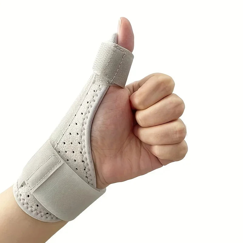 1pcs Adjustable Thumb & Wrist Support Brace with Aluminum Alloy Plate,Breathable for Wrist&Thumb Injury Recovery,fits Both Hands