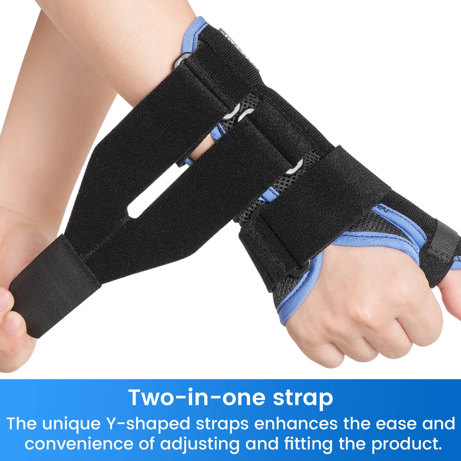 VELPEAU Wrist Brace with Thumb Support for De Quervain's Tenosynovitis, Sprain and Arthritis Pain, Wrist Splint for Men Women