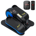 Under Desk Elliptical Machine Electric Ellipse Leg Exerciser with Remote Control 12 Speed Levels Seated Pedal Exerciser for Sen
