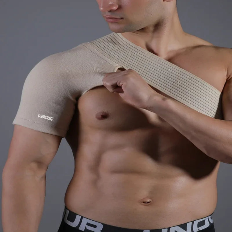 Adjustable Durable Neoprene Shoulder Support Brace Breathable Nude Back Bandage for Men And Women Pain Relief Shoulder Strap