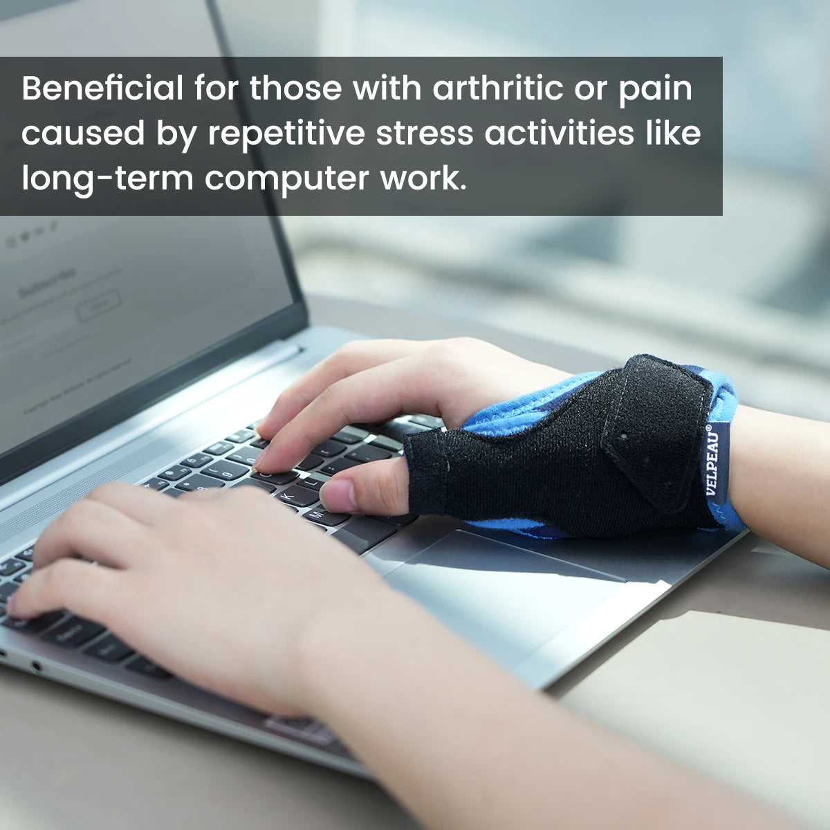VELPEAU Thumb Brace for De Quervains Tenosynovitis, Tendonitis and Arthritis Pain, CMC Joint Thumb Splint Fits Both Hands