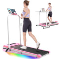 Incline Foldable Walking Pad Treadmills for Home Use Manual Incline Under Desk Compact Treadmill with Fit Show APP