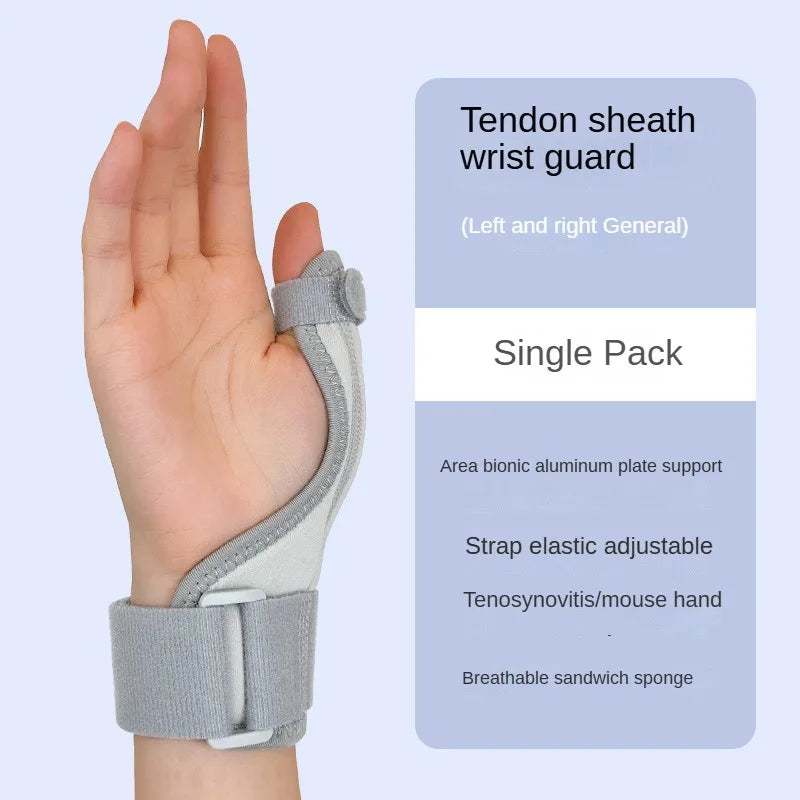 Adjistable Thumb Splint Brace, Thumb & Wrist Stabilizer Splint for Trigger Thumb,Arthritis,Sprains,Carpal Tunnel - Left or Right