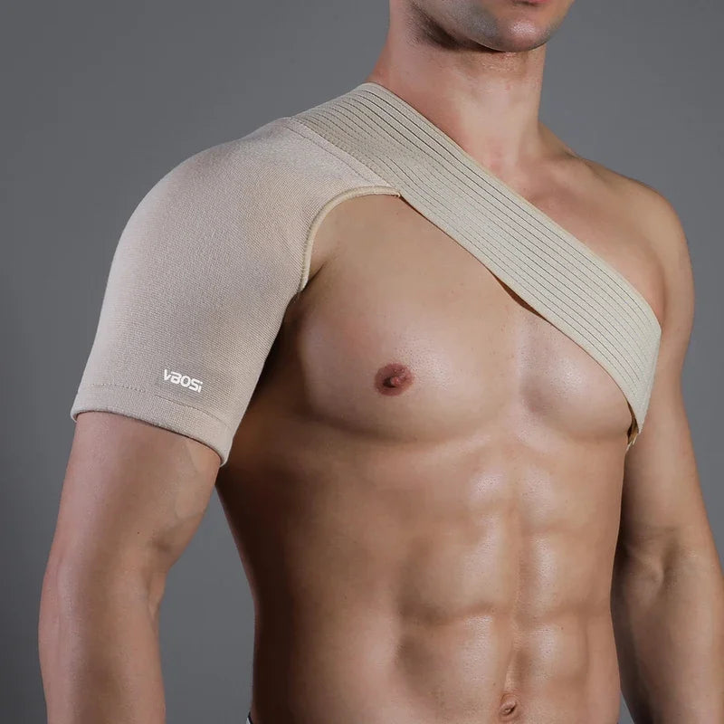 Adjustable Durable Neoprene Shoulder Support Brace Breathable Nude Back Bandage for Men And Women Pain Relief Shoulder Strap