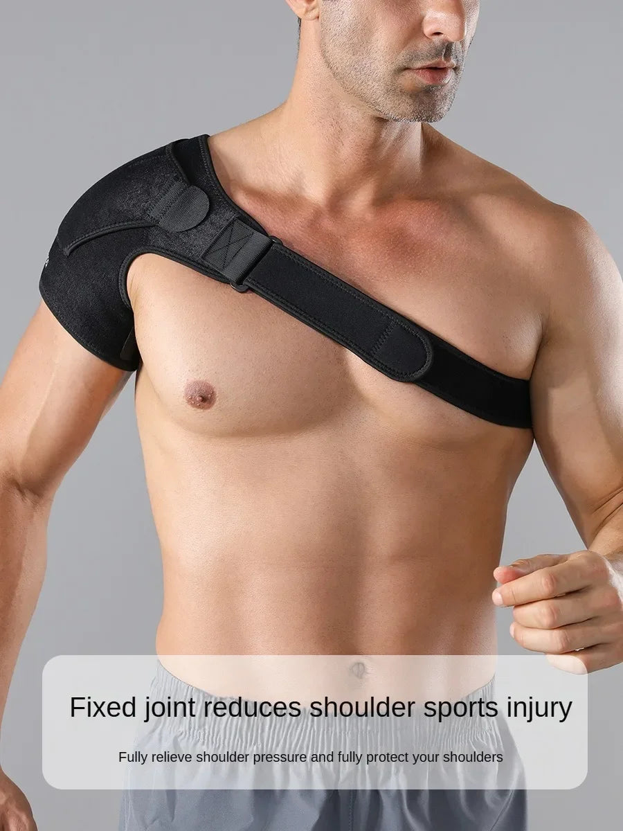 Shoulder Support Brace with Pressure Pad for Men Women, Adjustable Shoulder Brace for Torn Rotator Cuff, Tendonitis, Dislocation