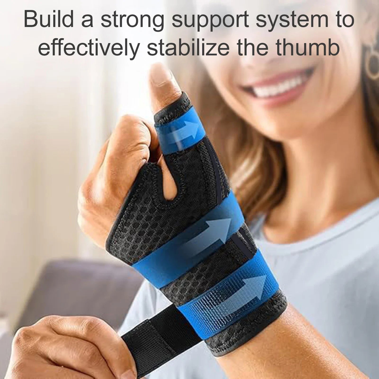 Thumb Brace For Tendonitis Support Anti Splint Breathable Compression Wrap For Arthritis Pain Relief And Injury Protection