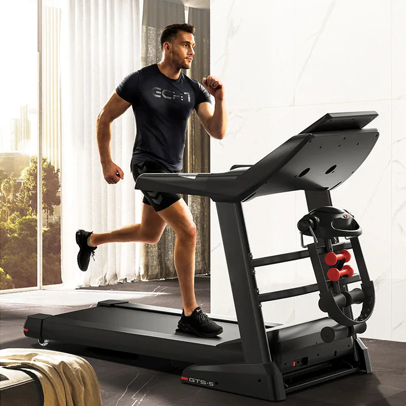 Electric Folding Treadmill Sport Gym Equipment Luxury Training Body Strong Commercial Treadmill Smart Incline Vacuum Treadmill