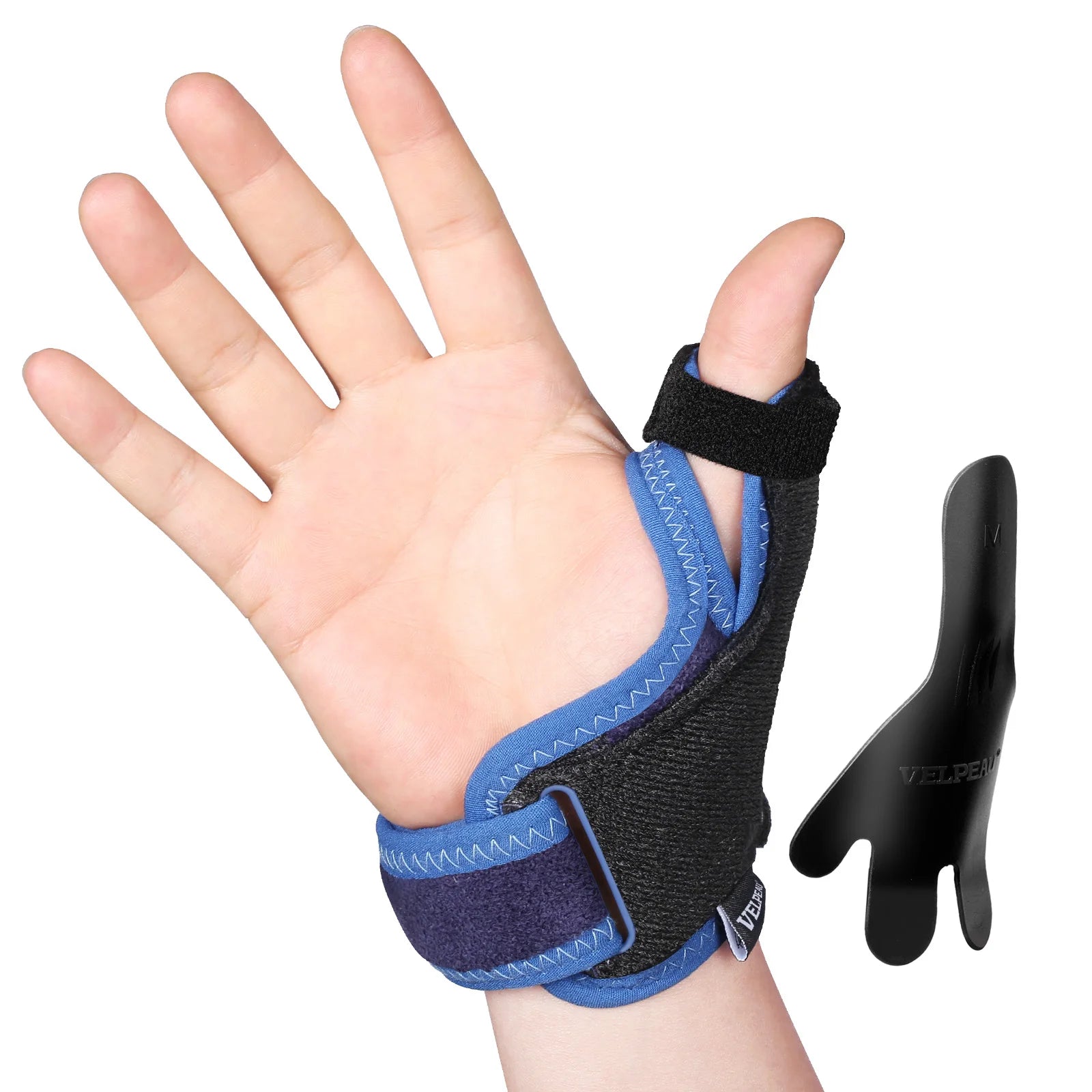 VELPEAU Thumb Brace for De Quervains Tenosynovitis, Tendonitis and Arthritis Pain, CMC Joint Thumb Splint Fits Both Hands