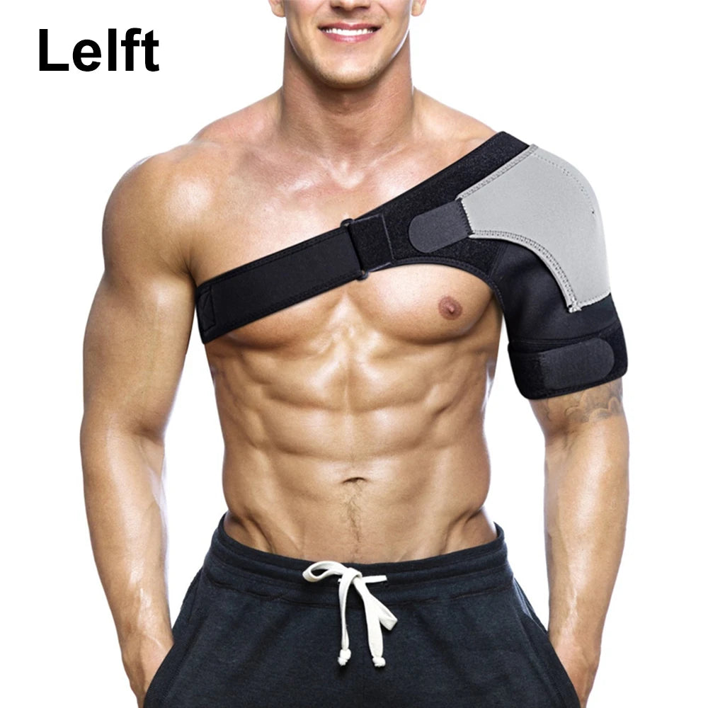 Shoulder Ice Pack Brace Cool Hot Therapy Shoulder Compression Support for Tendonitis, Dislocated Joint, Rotator Cuff Pain Relief