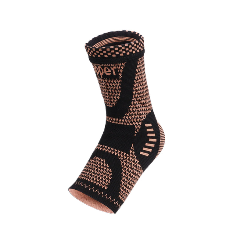 Copper Infused Ankle Brace Foot Support Compression Sleeve Sports Protectors Gym
