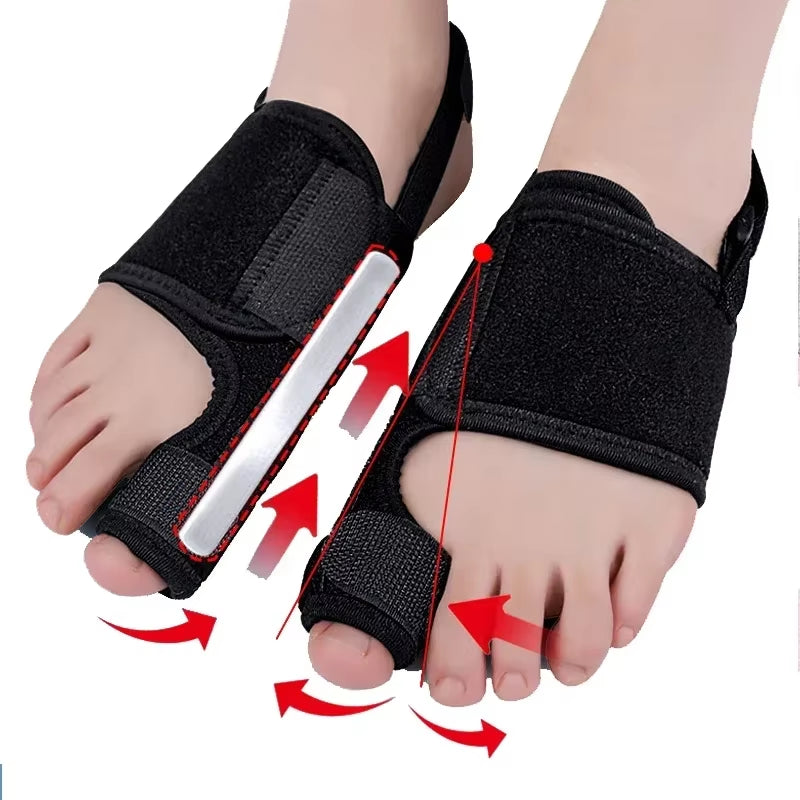 1PC Flexible Splint Separator Hallux Valgus Bunion Corrector Orthotics Feet Bone Thumb Adjuster Correction Pedicure Straightener